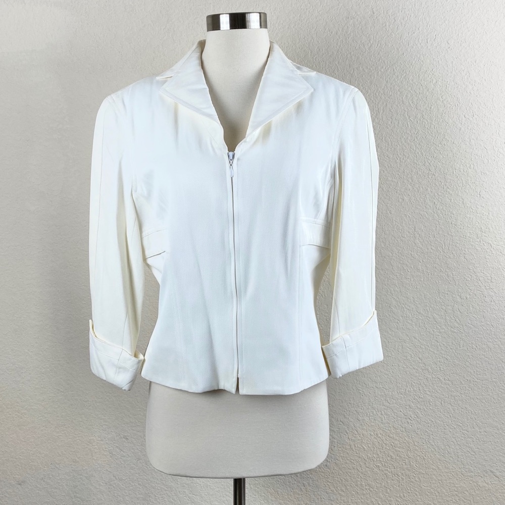 Cache Jacket White Zip